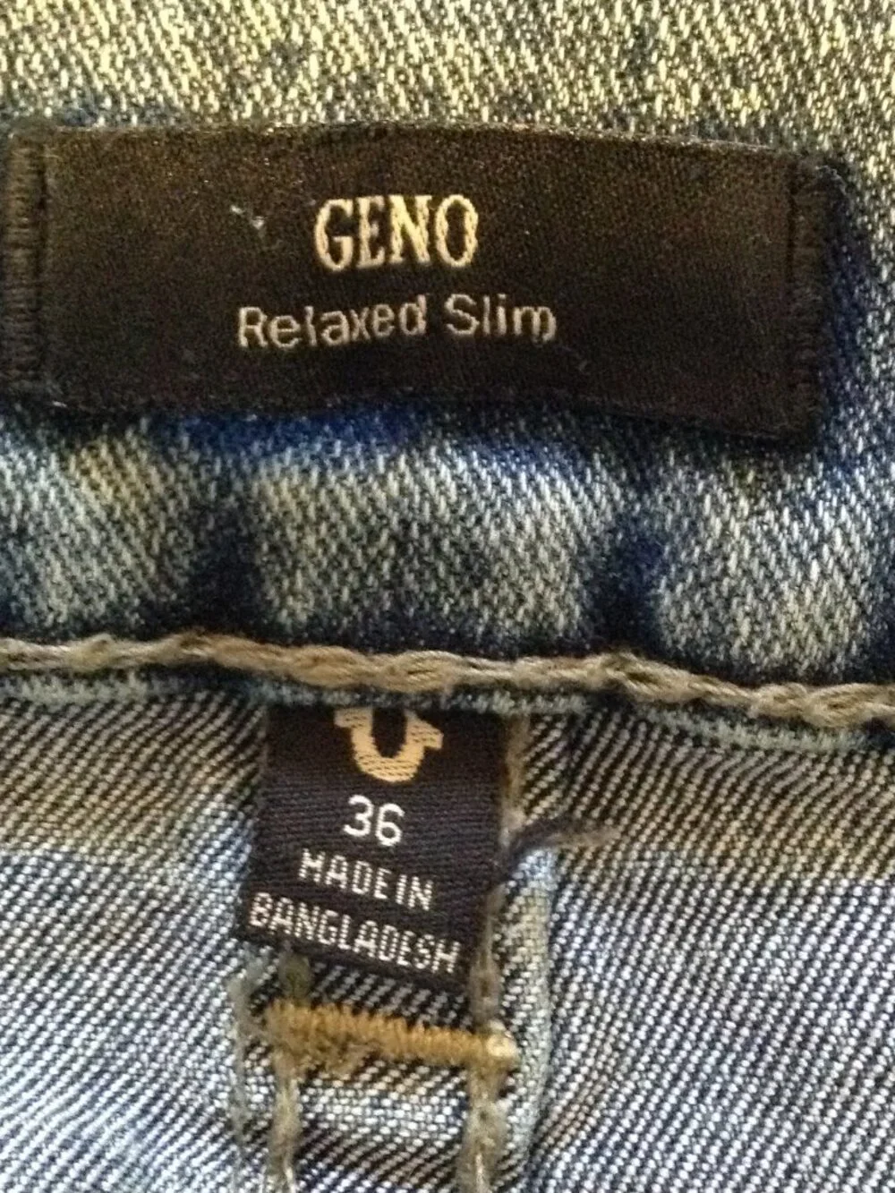 True Religion Men's/Unisex GENO Relaxed Slim 36